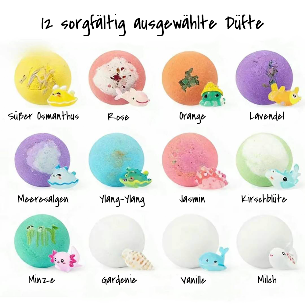 FLIBO™ Überraschungs-Badebomben (12 Stück)