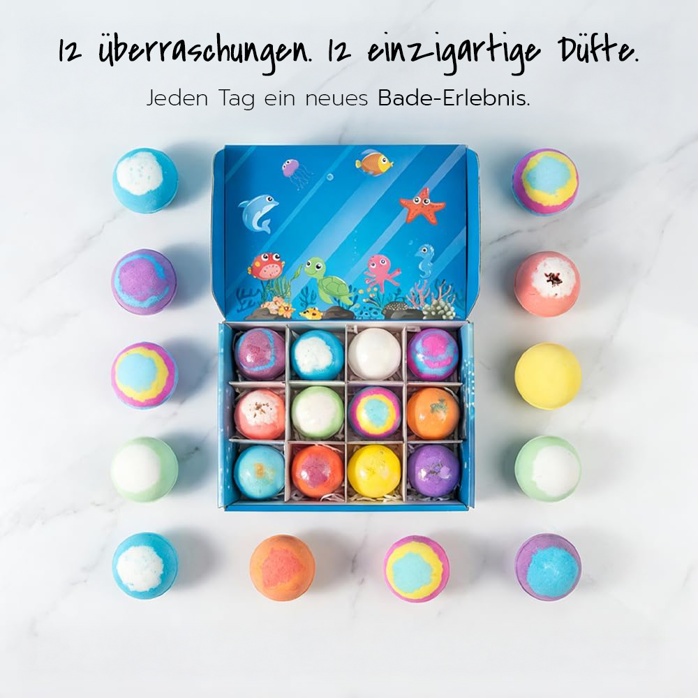 FLIBO™ Überraschungs-Badebomben (12 Stück)